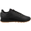 Picture of Reebok Unisex-Adult Classic Leather Sneaker, Core Black Pure Grey 5 Rubber Gum 03, US-0 / Asia Size s - Size: us-0 / asia size s