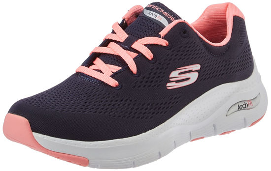Picture of Skechers Women's Arch Fit - Navy Mesh/Coral Trim - US 9 - Size: 9