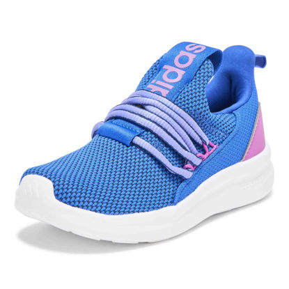 Picture of adidas Baby Lite Racer Adapt 7.0 Sneaker, Semi Lucid Blue/Purple Burst/Cobalt Blue, 4 US Unisex Infant - Size: 4 Infant