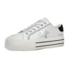 Picture of VINTAGE HAVANA Womens Amaze Metallic Lace Up Sneakers Shoes Casual - Silver - Size 11 B - Size: 11