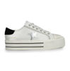 Picture of VINTAGE HAVANA Womens Amaze Metallic Lace Up Sneakers Shoes Casual - Silver - Size 11 B - Size: 11