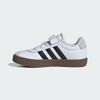 Picture of adidas VL Court 3.0 Elastic Lace Sneaker, White/Black/Grey, 11 US Unisex Little Kid - Size: 11 Little Kid
