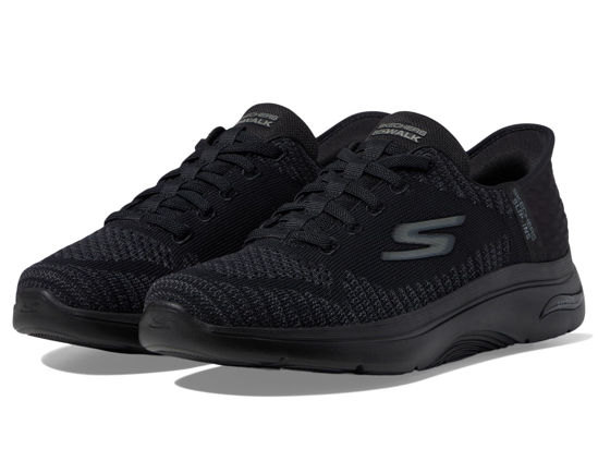 Picture of Skechers Men's Go Walk Arch Fit 2.0-Grand Sneaker, Black/Black, 8 X-Wide - Size: 8 X-Wide