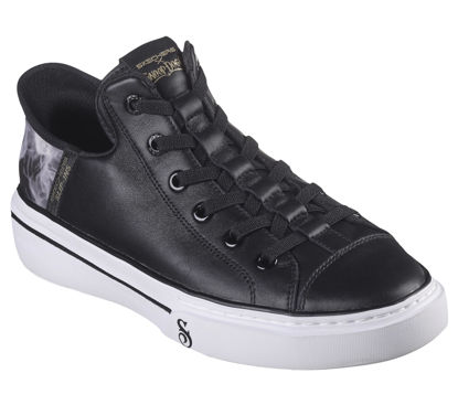 Picture of Skechers Men's, Premium Leather Slip-ins: Snoop One - OG Sneaker Black/White - Size: 12