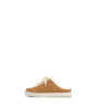Picture of Frye Ivy Shearling Low Lace Shoes for Women Crafted from Brush-Off Leather with Molded Footbeds, Flexible Rubber Cupsoles, and Trimmed with Shearling - ¾” Outsole, Brown - 8.5M - Size: 8.5