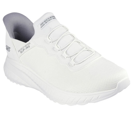 Picture of Skechers Men's Hands Free Slip-ins Bobs Squad Chaos-Daily Hype Sneaker, Off White, 10 - Size: 10