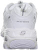 Picture of Skechers Sport Women's D'Lites Lace-Up Sneaker, White/Silver, 8.5 M US - Size: 8.5