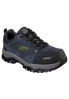Picture of Skechers Men's Low-Top Trainers, Blue Navy Suede Leather W Textile Nvbk, 7 - Size: 7