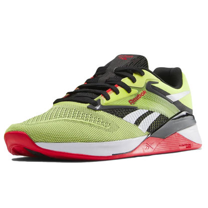 Picture of Reebok Unisex's Nano X4 Sneaker, Hypgrn Black Vecred, 8 US - Size: 9.5 Women/8 Men