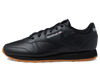Picture of Reebok womens Classic Leather Sneaker, Reefresh Black/Pure Grey/Gum, 10.5 US - Size: 10.5