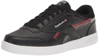 Picture of Reebok Men's Club MEMT Sneaker, Black/White/Vector Red, 8 - Size: 8