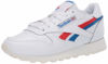 Picture of Reebok unisex-adult Classic Leather,White/Instinctive Red/Dynamic Blue,12 M US - Size: 13.5 Women/12 Men