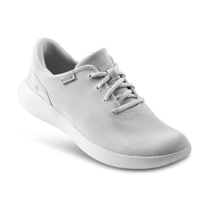 Picture of Kizik The Madrid Eco-Knit Slip-On Sneakers, Casual Trendy Shoes for Women and Men Madrid Pebble Grey Wide M12 / W13.5 - Size: 13.5 Wide Women/12 Wide Men