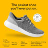 Picture of Kizik The Madrid Eco-Knit Slip-On Sneakers, Casual Trendy Shoes for Women and Men Madrid Pebble Grey Wide M12 / W13.5 - Size: 13.5 Wide Women/12 Wide Men