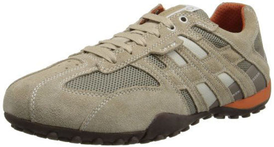 Picture of GEOX Man UOMO SNAKE SNEAKERS BEIGE/DK ORANGE_40 EU - Size: 7