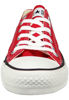 Picture of Converse All Star Ox Womens Red Canvas Trainer (UK 6.5, Red) - Size: 8.5