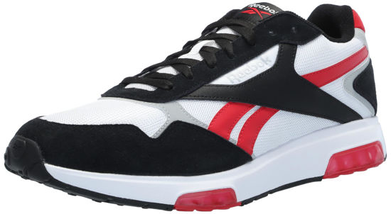 Picture of Reebok Unisex Glide DMX Sneaker, White/Vector Red/Black, 8.5 US Men - Size: 10 Women/8.5 Men