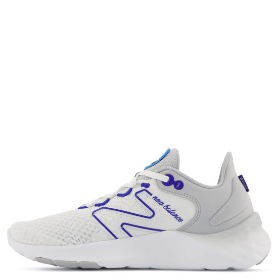 Picture of New Balance Women's Fresh Foam Roav V2 Running Shoe, White/Light Aluminum/Infinity Blue, 9 - Size: 9