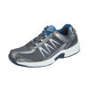 Picture of Orthofeet Men's Orthopedic Gray Knit Sprint Tie-Less Sneakers, Size 11 Wide - Size: 11 Wide