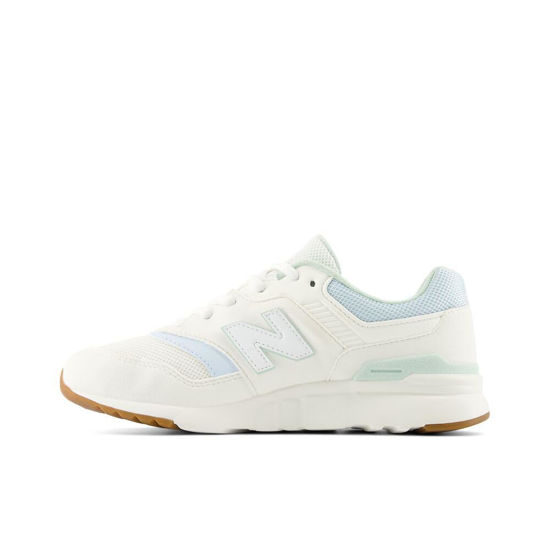 Picture of New Balance 997H V1 Lace-up Sneaker, Sea Salt/Quarry Blue/Clay Ash, 4.5 US Unisex Big Kid - Size: 4.5 Big Kid