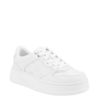 Picture of Guess Women's CLEVA Sneaker, White, 6 - Size: 6