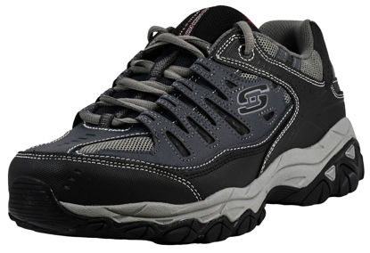 Picture of Skechers mens M.fit fashion sneakers, Navy, 14 US - Size: 14