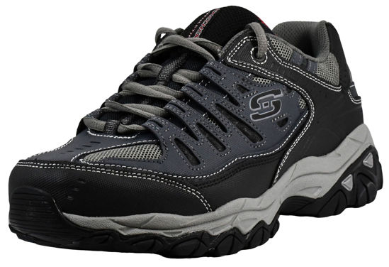 Picture of Skechers mens M.fit fashion sneakers, Navy, 14 US - Size: 14