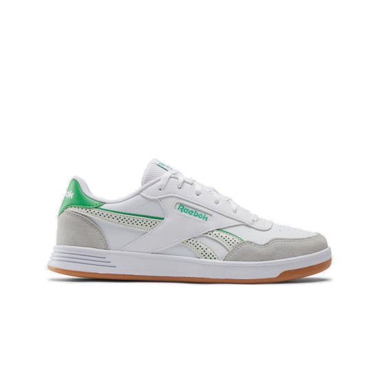 Picture of Reebok Women's Court Advance Sneaker, Footwear White/Sport Green/Pure Grey2, 8 - Size: 8