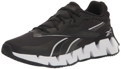 Picture of Reebok Women's Zig Dynamica 4.0 Sneaker, Black/White/Silver Metallic, 6.5 - Size: 6.5
