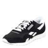 Picture of Reebok Men's Classic Nylon Sneaker, Black/White, 7.5 - Size: 7.5