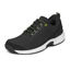 Picture of Orthofeet Women's Orthopedic Black Knit Coral Sneakers, Size 7 - Size: 7