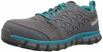 Picture of Reebok Work Women's Sublite Cushion Safety Toe Athletic Work Shoe Industrial, Grey, 5 W US - Size: 5 Wide