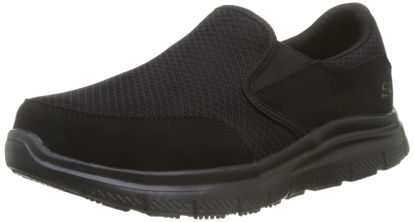 Picture of Skechers Men's Sneaker Loafer, Black Mesh Water Stain Repellent Spray, 8 Wide - Size: 8 Wide