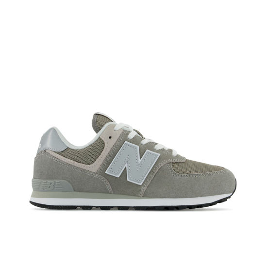 Picture of New Balance Boy's Kids 574 V1 70s Racing Lace-up Sneaker, Grey/White, 2 Little - Size: 2 Little Kid