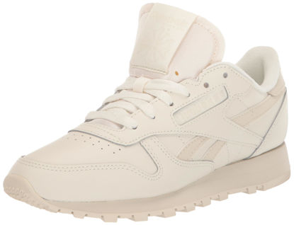 Picture of Reebok womens Classic Leathers, Chalk/Paperwhite/Alabaster, 7 - Size: 7