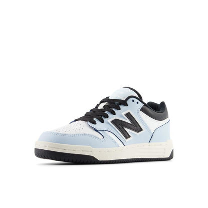 Picture of New Balance Kids 480 V1 Lace-up Sneaker, Bright Sky/White, 5 US Unisex Big - Size: 5 Big Kid