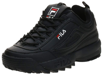 Picture of Fila Little Kid/Big Kid Disruptor II Sneaker,Black/White,1 M US Little Kid - Size: 1 Little Kid