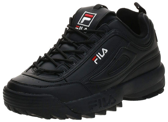 Picture of Fila Little Kid/Big Kid Disruptor II Sneaker,Black/White,1 M US Little Kid - Size: 1 Little Kid