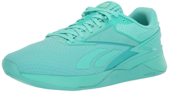 Picture of Reebok Unisex Nano X3 Sneaker, Cyber Mint/Hint Mint, 7.5 US Men - Size: 9 Women/7.5 Men
