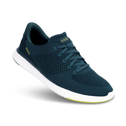 Picture of Kizik Lima, Slip-On Sneakers, Casual Shoes for Women and Men, Comfortable and Stylish Womens and Mens Shoes for Work, Walking, The Office, Womens and Mens Slip on Sneakers Tidepool M4.5 / W6 - Size: 6 Women/4.5 Men
