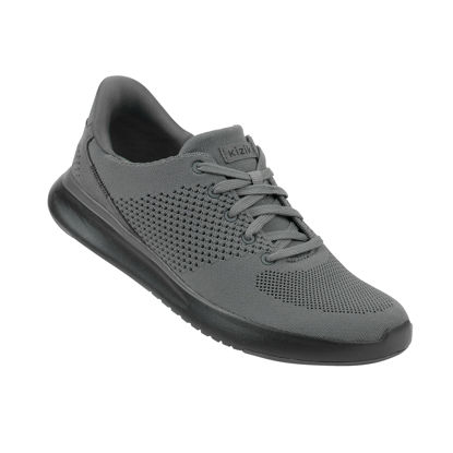 Picture of Kizik Lima, Slip-On Sneakers, Casual Shoes for Women and Men, Comfortable and Stylish Womens and Mens Shoes for Work, Walking, The Office, Womens and Mens Slip on Sneakers Graphite Wide M6 / W7.5 - Size: 7.5 Wide Women/6 Wide Men