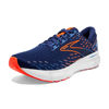 Picture of Brooks Men's Glycerin 20 Neutral Running Shoe - Blue Depths/Palace Blue/Orange - 13 Medium - Size: 13