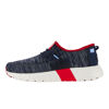 Picture of Hey Dude Men's Sirocco M Sport Mode Navy/Grey Size 9 | Men's Shoes | Men Slip-on Sneakers | Comfortable & Light-Weight - Size: 9