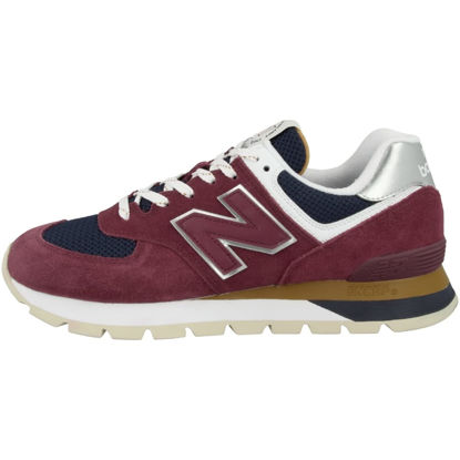 Picture of New Balance Men's 574 V2 Sneaker (9.5, Garnet/Navy, Numeric_9_Point_5) - Size: 9.5