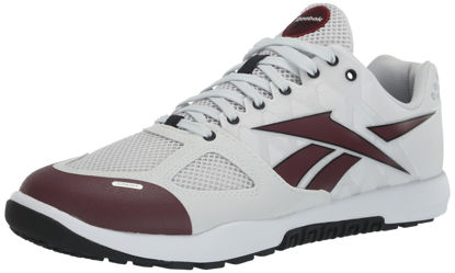 Picture of Reebok Women's Nano 2.0 Sneaker, Cold Grey/Maroon/Black, 7.5 - Size: 7.5