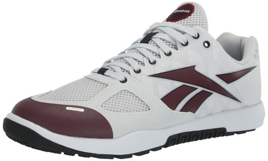 Picture of Reebok Women's Nano 2.0 Sneaker, Cold Grey/Maroon/Black, 7.5 - Size: 7.5