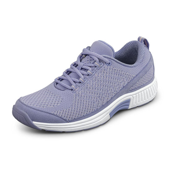 Picture of Orthofeet Women's Orthopedic Knit Coral Sneakers, Lavender, Size 10.5 Wide - Size: 10.5 Wide