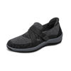 Picture of Orthofeet Women's Orthopedic Black Stretch Knit Amalya Casual Shoe, Size 8 Medium - Size: 8