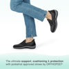 Picture of Orthofeet Women's Orthopedic Black Stretch Knit Amalya Casual Shoe, Size 8 Medium - Size: 8
