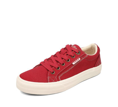 Picture of Taos Plim Soul Women's Sneaker-Stylish Platform Sneaker with Curves & Pods Removable Footbed, Arch Support, Classic Design for Everyday Fashion, All Day Comfort Red 8 (W) US - Size: 8 Wide